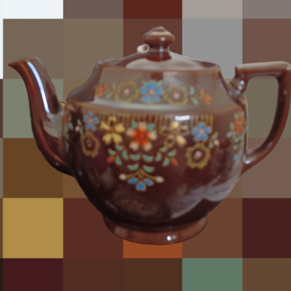 Redware Vintage Tea Pot - Picture 6 of 6